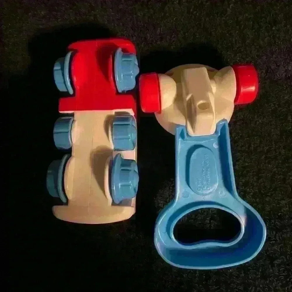 1996 Fisher Price McDonalds Toy Miniature Corn Popper & Fisher Price Toy Truck